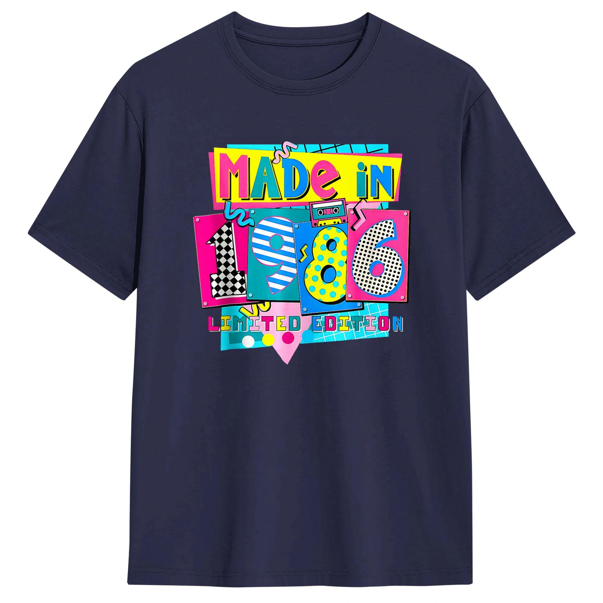 Made in 1986 Limited Edition 40th Birthday Party T Shirts Cotton Top Tees Streetwear Short Sleeve T Shirt O Neck Hip Hop Tshirt 4XL
Made in 1986 Limited Edition 40th Birthday Party T Shirts Cotton Top Tees Streetwear Short Sleeve T Shirt O Neck Hip Hop Tshirt 4XL