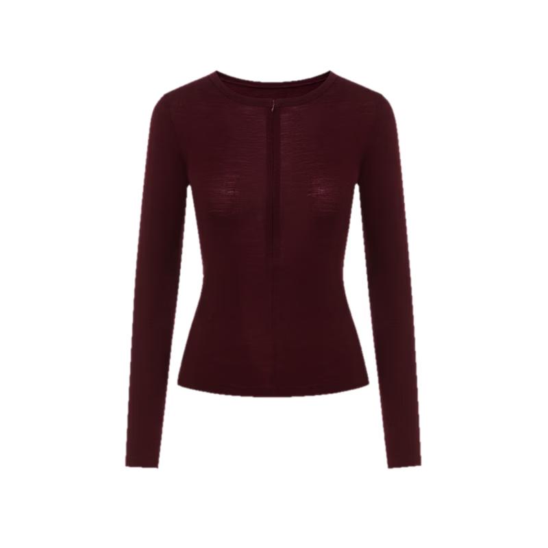 Langzi Women s Quarter-Zip Wool Long Sleeve Top S
Langzi Women s Quarter-Zip Wool Long Sleeve Top S