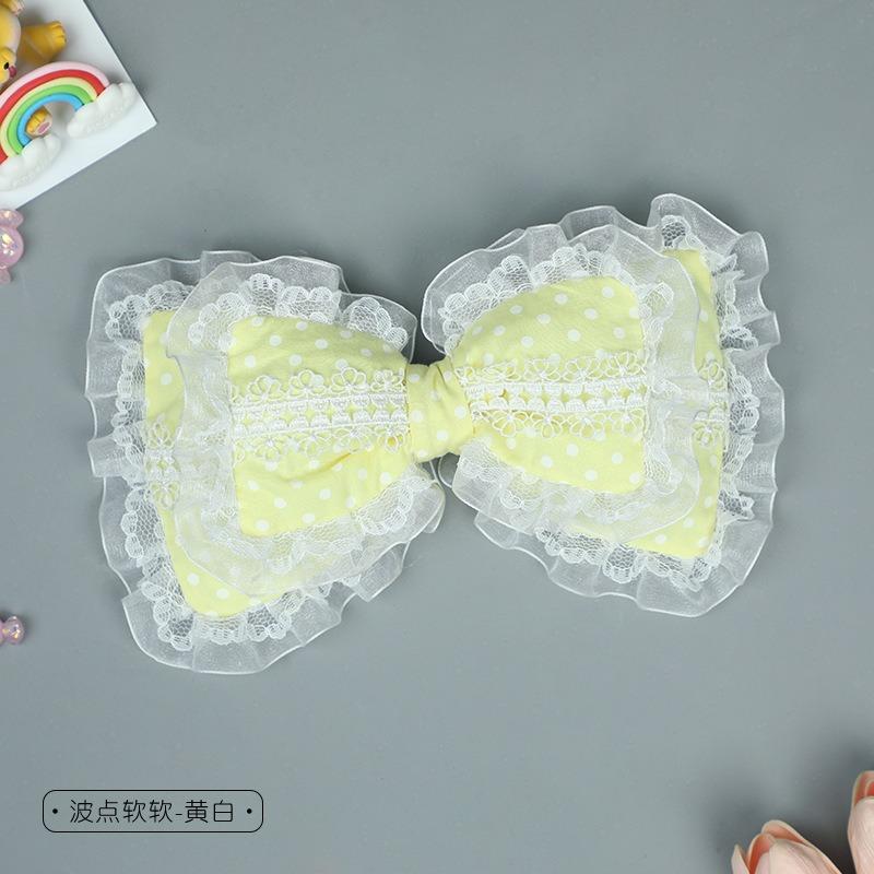 Ручная работа Лолита Большая заколка для волос с бантом Кружево Comic-Con Заколка для волос Чайная вечеринка Девушка В горошек Девушка Аксессуары для волос Головной убор
Ручная работа Лолита Большая заколка для волос с бантом Кружево Comic-Con Заколка для волос Чайная вечеринка Девушка В горошек Девушка Аксессуары для волос Головной убор