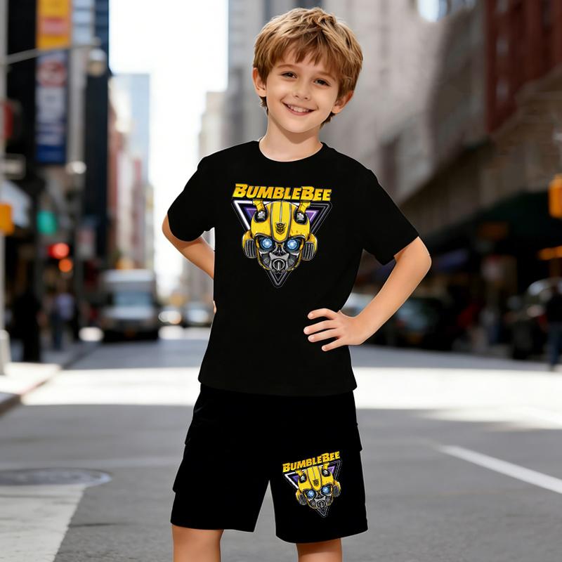 Boys 2 Piece Cartoon Mecha Print Outfit, Short Sleeve T-Shirt and Shorts Set for Kids Age 5-14, Black and White Sporty Casual Summer Clothes 5-6 Years чёрный
Boys 2 Piece Cartoon Mecha Print Outfit, Short Sleeve T-Shirt and Shorts Set for Kids Age 5-14, Black and White Sporty Casual Summer Clothes 5-6 Years чёрный