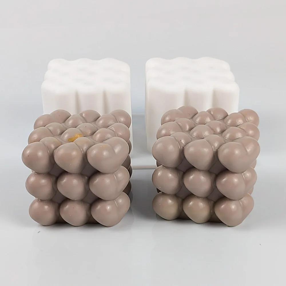 Double Hole Love Cube Candle Silicone Mold DIY Handmade Soap Mold Geometric Heart-shaped Aromatherapy Gypsum Mould Candle Making
Double Hole Love Cube Candle Silicone Mold DIY Handmade Soap Mold Geometric Heart-shaped Aromatherapy Gypsum Mould Candle Making