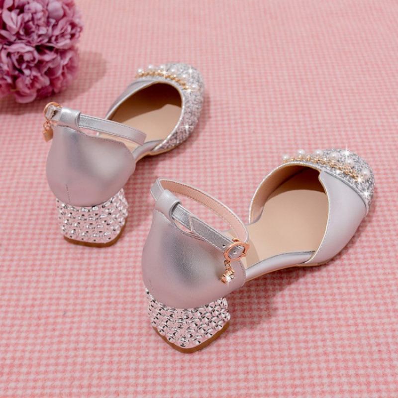 Summer Sandals Girls Princess Shoes Children s Leather Shoes Student Crystal High Heel Performance Shoes Little Girl Dress Shoes 39
Summer Sandals Girls Princess Shoes Children s Leather Shoes Student Crystal High Heel Performance Shoes Little Girl Dress Shoes 39