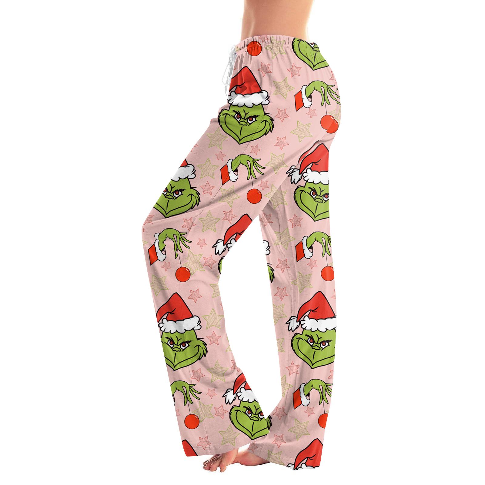 Womens Pajama Pants Sleepwear Casual Drawstring Elastic Waist Pants Comfy Straight Yoga Loose Trousers L рожевий
Womens Pajama Pants Sleepwear Casual Drawstring Elastic Waist Pants Comfy Straight Yoga Loose Trousers L рожевий