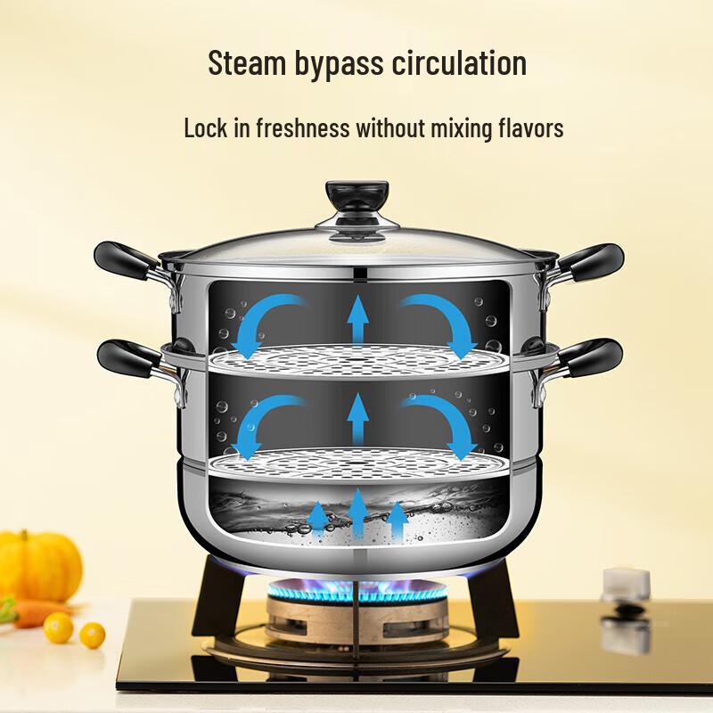 SUPOR True Taste Fresh Stainless Steel Steamer & Soup Pot
SUPOR True Taste Fresh Stainless Steel Steamer & Soup Pot