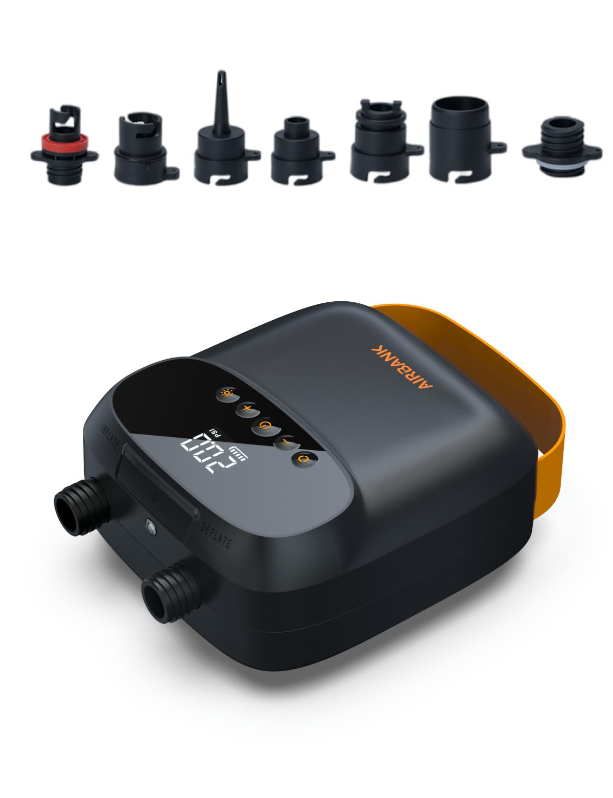 AIRBANK SUP Електричний Насос для Надування Падлборду 20PSI The Puffer Портативний SUP Двоступеневий Насос Повітряний Насос для Stand Up Paddle Кайт Вінгів Pro, Насос, & чорний
AIRBANK SUP Електричний Насос для Надування Падлборду 20PSI The Puffer Портативний SUP Двоступеневий Насос Повітряний Насос для Stand Up Paddle Кайт Вінгів Pro, Насос, & чорний