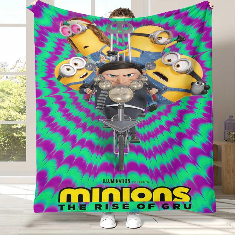 Cute Minions cartoon Flannel Blanket,Ultra Soft Warm Plush Throw for Home Bedroom Bed Sofa Cover Camping Picnic gift kids 75x90cm
Cute Minions cartoon Flannel Blanket,Ultra Soft Warm Plush Throw for Home Bedroom Bed Sofa Cover Camping Picnic gift kids 75x90cm