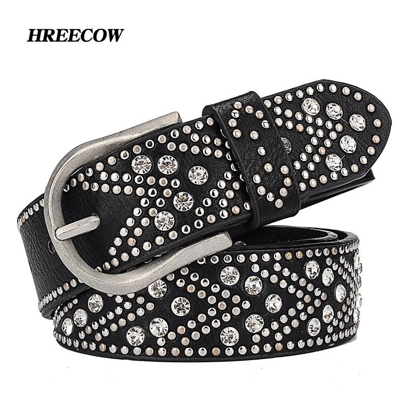 New PU Individuality Rivet Inlay Ancient Belt For Women Fashion Pin Buckle Waist Women Belts Luxury Brands Leather Belt Female 95cm
New PU Individuality Rivet Inlay Ancient Belt For Women Fashion Pin Buckle Waist Women Belts Luxury Brands Leather Belt Female 95cm