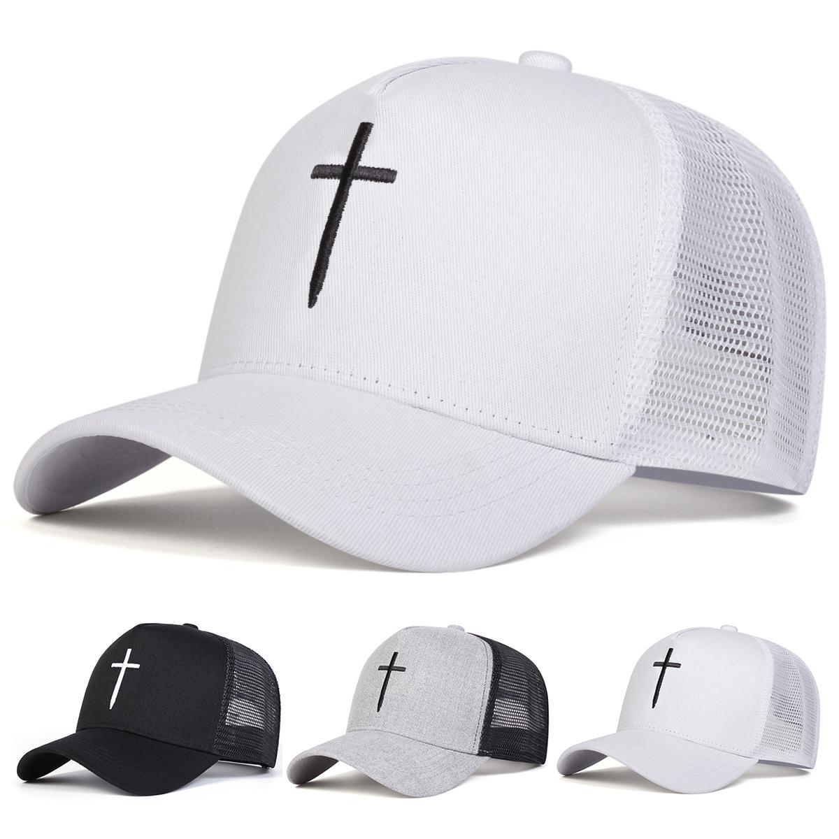 Unisex Cross Embroidery Baseball Net Caps Outdoor Adjustable Spring and Summer Casual Sunscreen Hat сірий
Unisex Cross Embroidery Baseball Net Caps Outdoor Adjustable Spring and Summer Casual Sunscreen Hat сірий