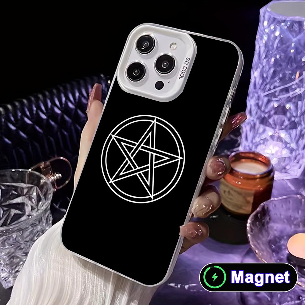 Aesthetic Pentagram Phone Case for iPhone 17 16 15 14 13 12 11 X XR XS Air Pro Max Plus Colorful Silver MagSafe Cover iPhone 15 Pro Max
Aesthetic Pentagram Phone Case for iPhone 17 16 15 14 13 12 11 X XR XS Air Pro Max Plus Colorful Silver MagSafe Cover iPhone 15 Pro Max
