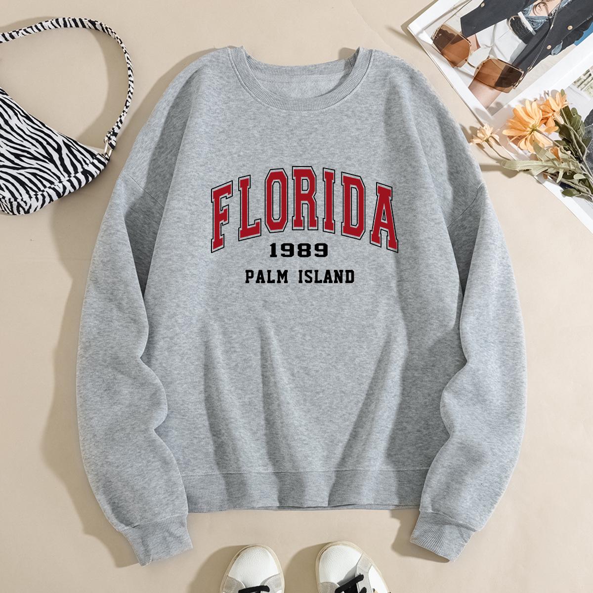 Autumn Letter Florida 1989 Palm Island Graphic Printed Hoodies Fashionable Casual Sports Long Sleeved Women s Hoodies 3XL светло-серый
Autumn Letter Florida 1989 Palm Island Graphic Printed Hoodies Fashionable Casual Sports Long Sleeved Women s Hoodies 3XL светло-серый