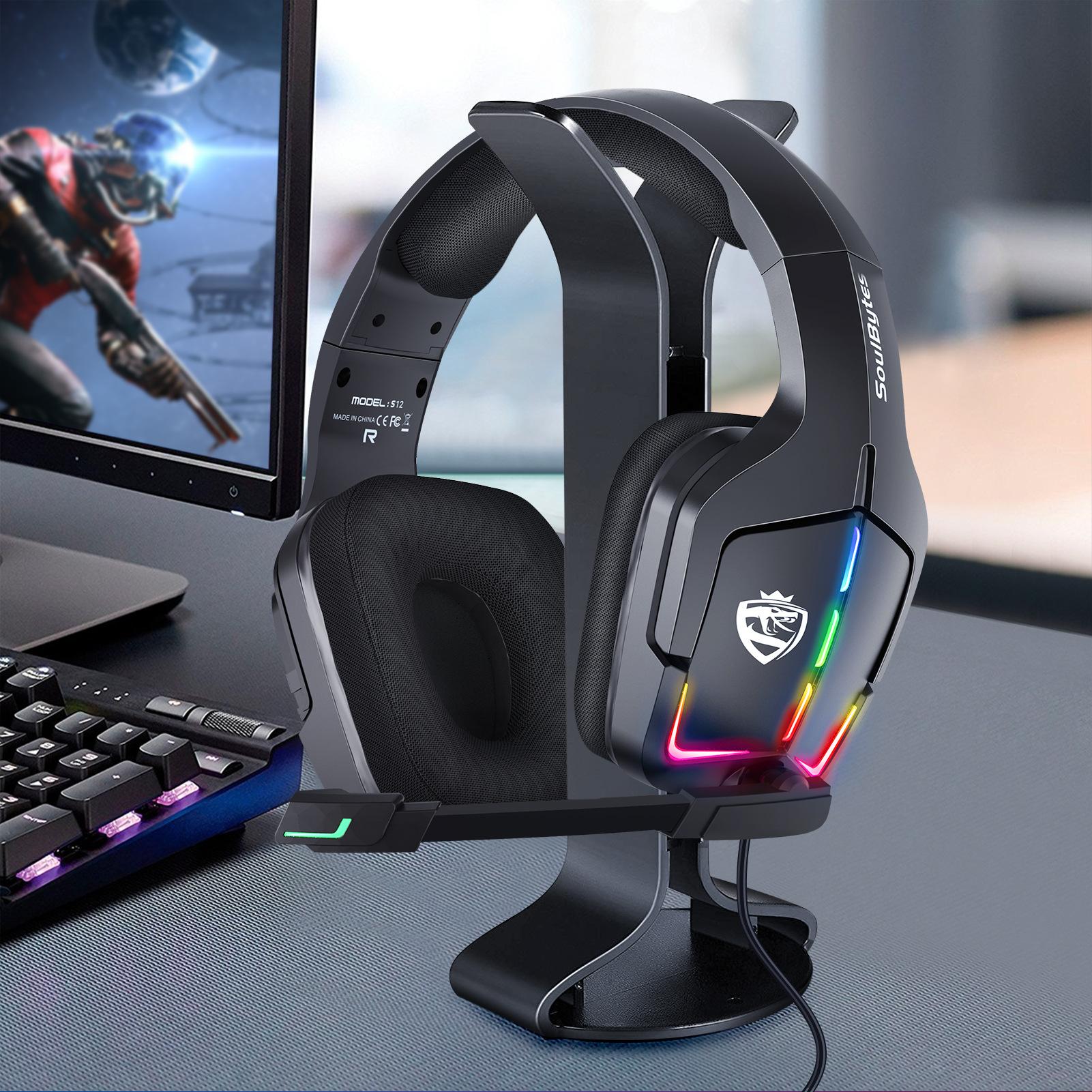 SoulBytes S12 Полноразмерная игровая гарнитура Проводная компьютерная игровая гарнитура RGB Гарнитура PS4
SoulBytes S12 Полноразмерная игровая гарнитура Проводная компьютерная игровая гарнитура RGB Гарнитура PS4