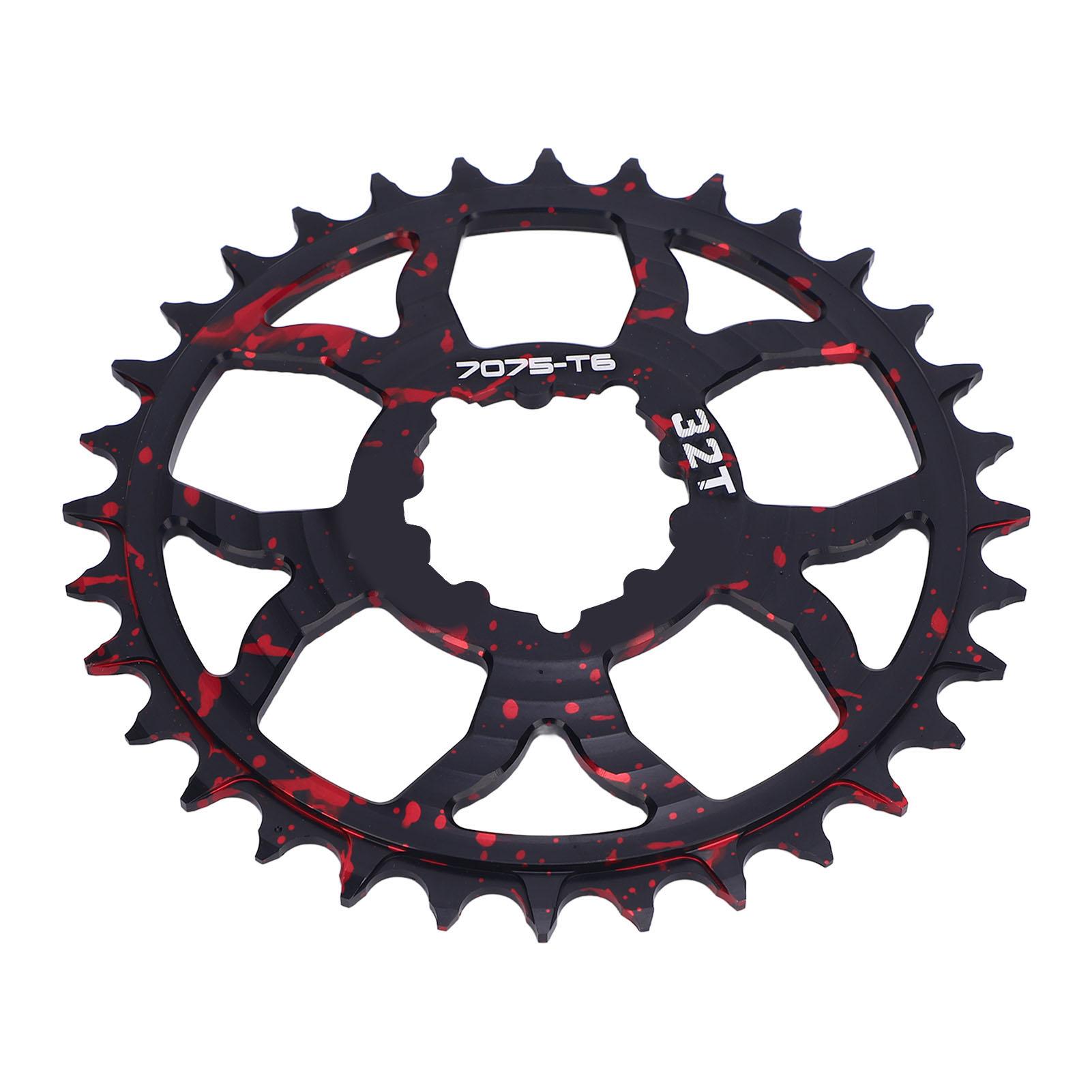 Bike Chainring 32T Round Chainwheel Hollow Aluminium Alloy Single Chain Ring Positive and Negative
Bike Chainring 32T Round Chainwheel Hollow Aluminium Alloy Single Chain Ring Positive and Negative