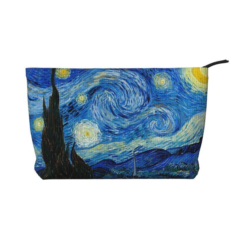 Starry Night Cosmetic Bag for Women Blue Sky Van Gogh Large Capacity Makeup Bag Organizer Case Beauty Storage Toiletry Bags
Starry Night Cosmetic Bag for Women Blue Sky Van Gogh Large Capacity Makeup Bag Organizer Case Beauty Storage Toiletry Bags