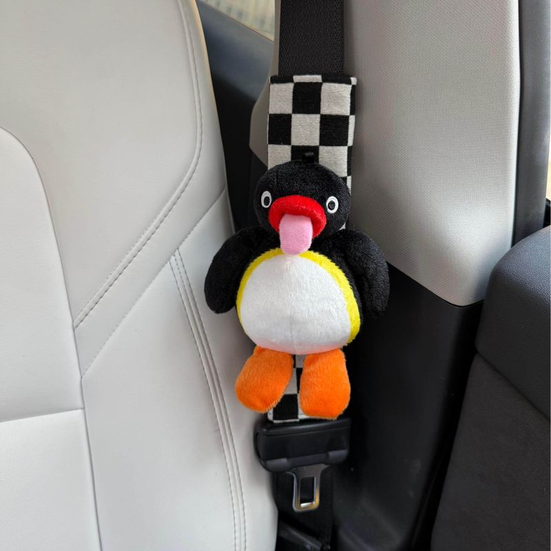Ping Car Seat Belt Shoulder Protective Cover Cute Tongue-Sticking Little Penguin Car Decoration Shoulder Protective Cover Couple Jewelry Gift Tongue Pingu Shoulder Pads (Single)
Ping Car Seat Belt Shoulder Protective Cover Cute Tongue-Sticking Little Penguin Car Decoration Shoulder Protective Cover Couple Jewelry Gift Tongue Pingu Shoulder Pads (Single)