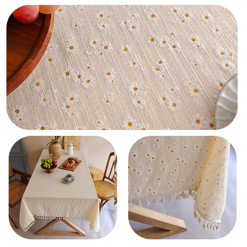 1 шт., скатерть с кисточками, небольшая, в стиле кантри, украшение стола, прямоугольная, с рисунком в виде ромашек, пылезащитная скатерть с 90*140cm светло-желтого
1 шт., скатерть с кисточками, небольшая, в стиле кантри, украшение стола, прямоугольная, с рисунком в виде ромашек, пылезащитная скатерть с 90*140cm светло-желтого