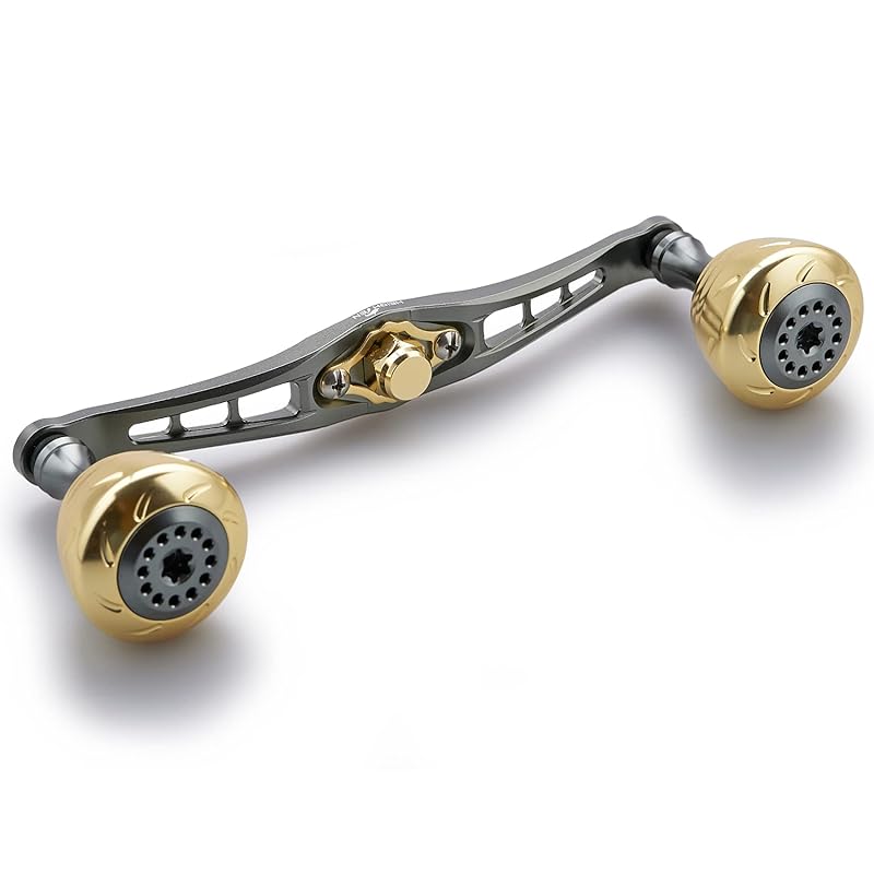HEIGHTEN 120mm bait reel handle shimano daiwa abu garcia common use bait reel for Spider Series (120mm, gold & gunmetal) (125)
HEIGHTEN 120mm bait reel handle shimano daiwa abu garcia common use bait reel for Spider Series (120mm, gold & gunmetal) (125)