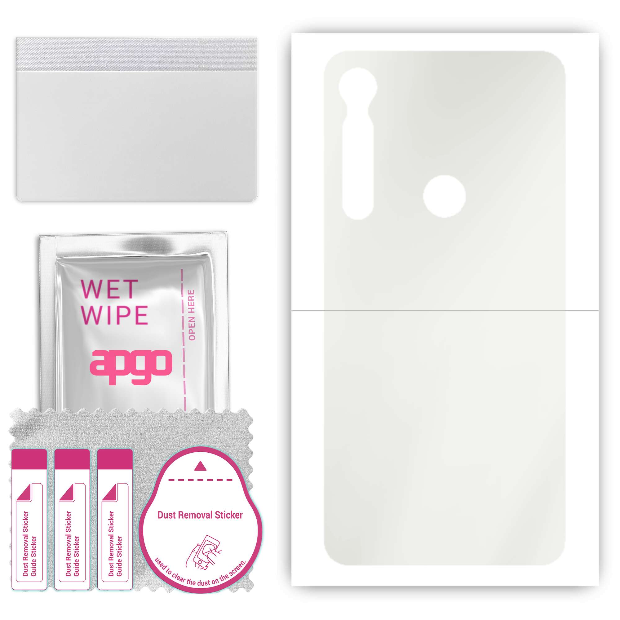 apgo MATTE Protective Skin Sticker for the back compatible with Motorola One Macro, Wrap Film, Hydrogel Film, Flexible, Soft TPU with positioning laye
apgo MATTE Protective Skin Sticker for the back compatible with Motorola One Macro, Wrap Film, Hydrogel Film, Flexible, Soft TPU with positioning laye