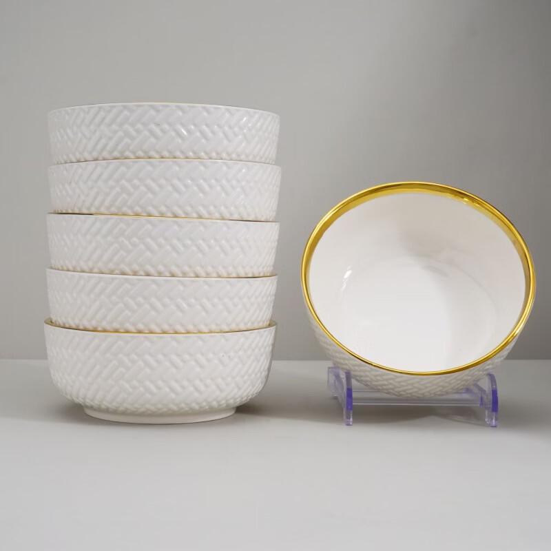 Baichengdao Rattan Bamboo Embossed Ceramic Bowl Set
Baichengdao Rattan Bamboo Embossed Ceramic Bowl Set