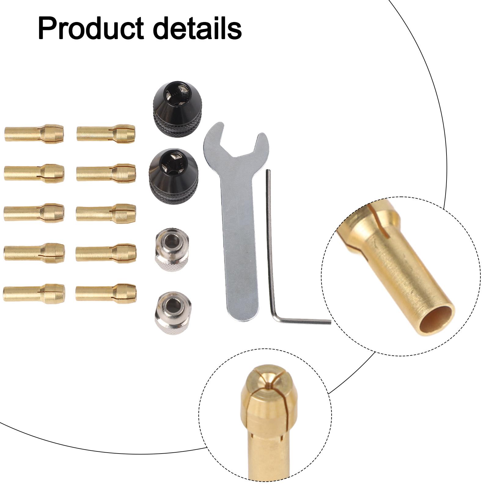 Keyless Chuck Drill Adapter Kit for Rotary Tools Quick Change Shank with Attachments for Drilling Sanding Polishing and More China Mainland
Keyless Chuck Drill Adapter Kit for Rotary Tools Quick Change Shank with Attachments for Drilling Sanding Polishing and More China Mainland