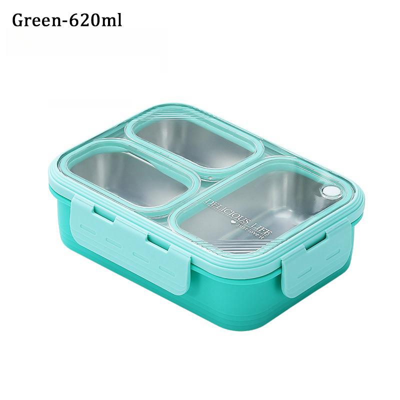 304 Stainless Steel Lunch Box Portable Bento Box for Office Workers School Child Snack Box With Flatware Food Storage Box зелёный
304 Stainless Steel Lunch Box Portable Bento Box for Office Workers School Child Snack Box With Flatware Food Storage Box зелёный