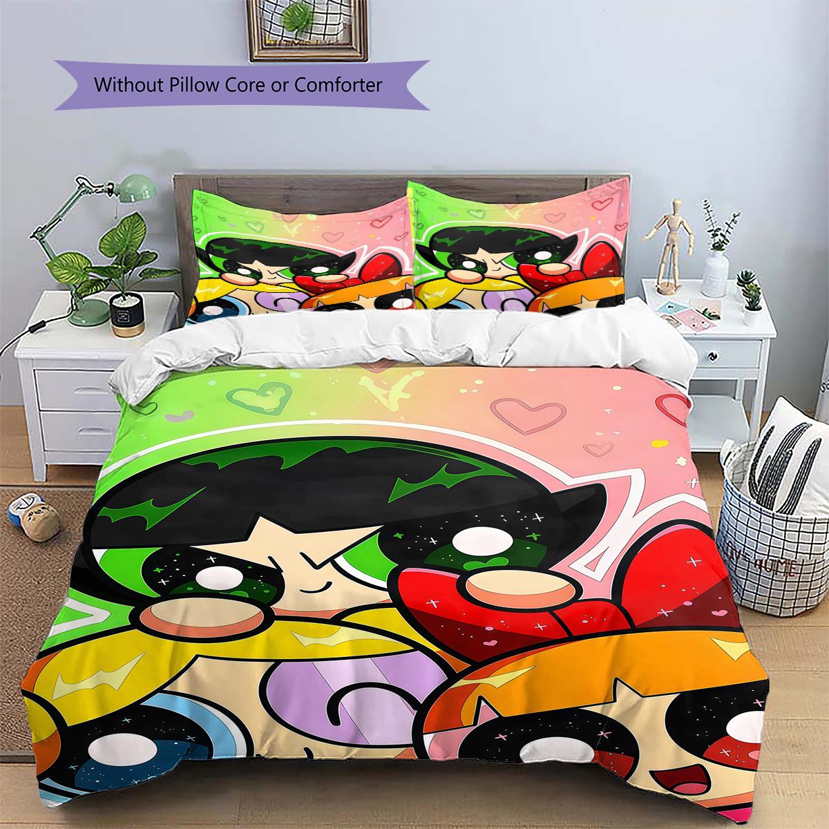 Powerpuff Girls Art Duvet Cover & Pillowcases, Powerpuff Girls Fan Bedding, Perfect Gift.chl 135x200cm
Powerpuff Girls Art Duvet Cover & Pillowcases, Powerpuff Girls Fan Bedding, Perfect Gift.chl 135x200cm