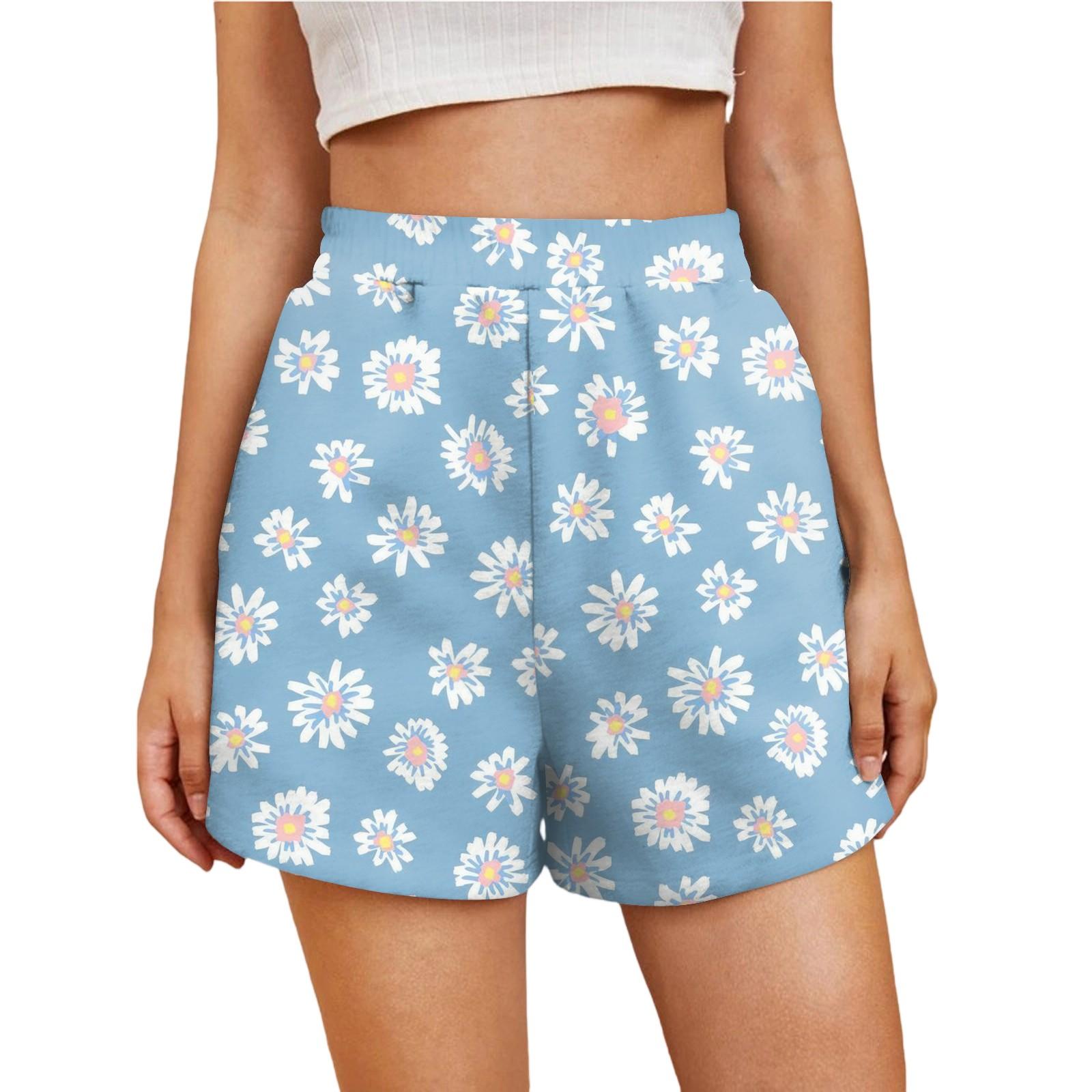 Женские повседневные модные шорты с высокой талией и цветочным принтом на эластичной талии L
Женские повседневные модные шорты с высокой талией и цветочным принтом на эластичной талии L