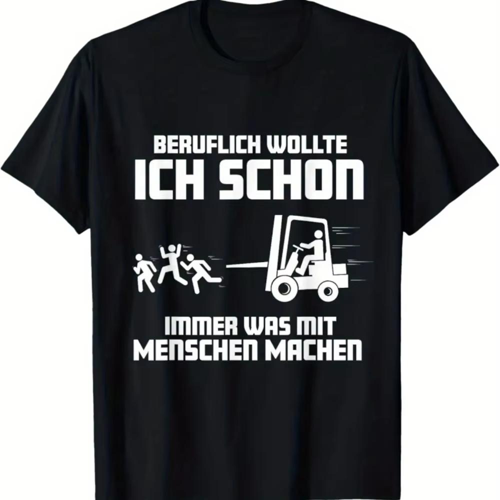 2026 New Fun Forklift Operator Tshirt with German Text High Quality Casual Comfortable Breathable Men Printed Crew Neck Tshirt 4XL
2026 New Fun Forklift Operator Tshirt with German Text High Quality Casual Comfortable Breathable Men Printed Crew Neck Tshirt 4XL