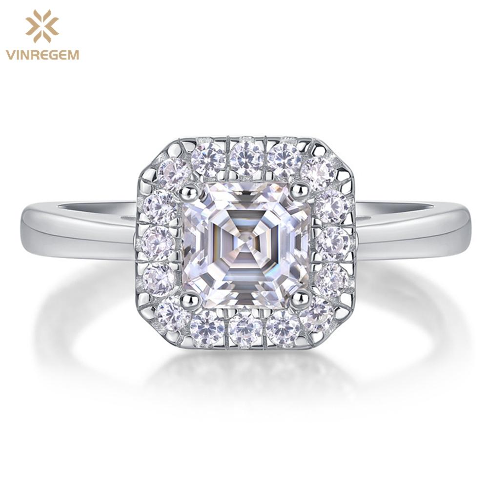 Vinregem, 100% стерлинговое серебро 925 пробы, огранка Asscher, 5,5 мм, 1CT 3EX VVS1, цвет D, настоящий муассанит, бриллиантовое кольцо для женщин, свадебное обручальное ювелирное изделие, подарки US 5 белый
Vinregem, 100% стерлинговое серебро 925 пробы, огранка Asscher, 5,5 мм, 1CT 3EX VVS1, цвет D, настоящий муассанит, бриллиантовое кольцо для женщин, свадебное обручальное ювелирное изделие, подарки US 5 белый