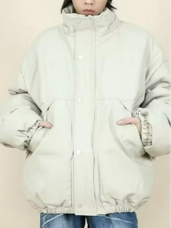 Unisex American Style Heavyweight PU Leather Winter Jacket with Stand-up Collar and Cotton Lining for Men and Women Double Extra Large абрикосовий
Unisex American Style Heavyweight PU Leather Winter Jacket with Stand-up Collar and Cotton Lining for Men and Women Double Extra Large абрикосовий