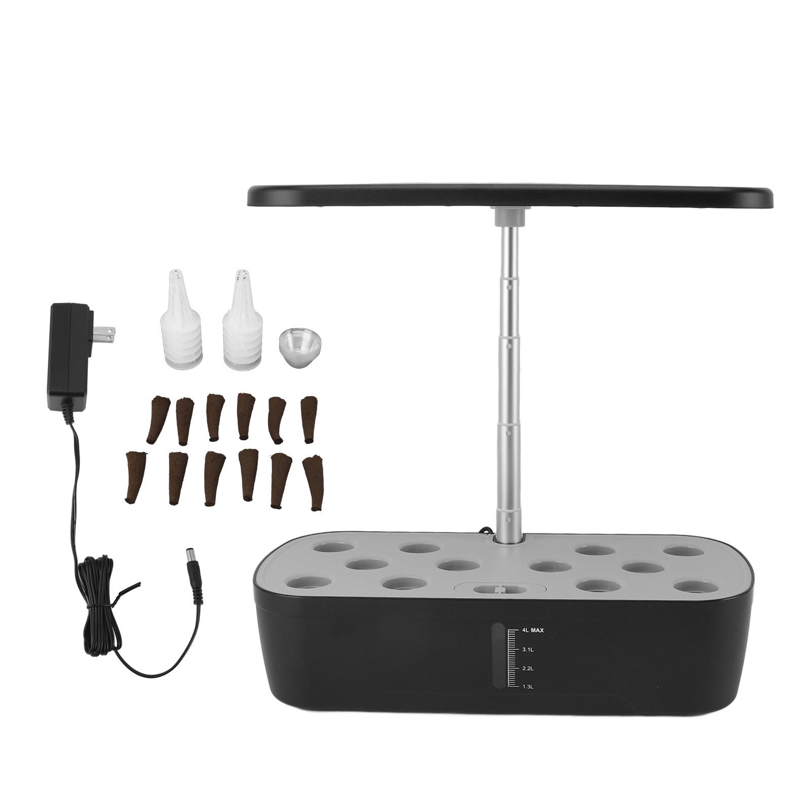 Hydroponics Growing System Planter ABS 12 Pods Soilless Indoor Garden Kit with LED Grow Light for чорний
Hydroponics Growing System Planter ABS 12 Pods Soilless Indoor Garden Kit with LED Grow Light for чорний