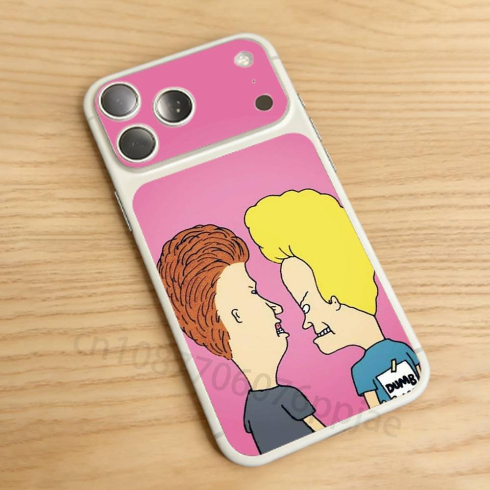 B-Beavis and B-Butt-H-Head For iPhone 17Pro/ProMax Battry Back Cover with Camera Decal Skin Rear Protective Sticker Film iPhone17promax
B-Beavis and B-Butt-H-Head For iPhone 17Pro/ProMax Battry Back Cover with Camera Decal Skin Rear Protective Sticker Film iPhone17promax