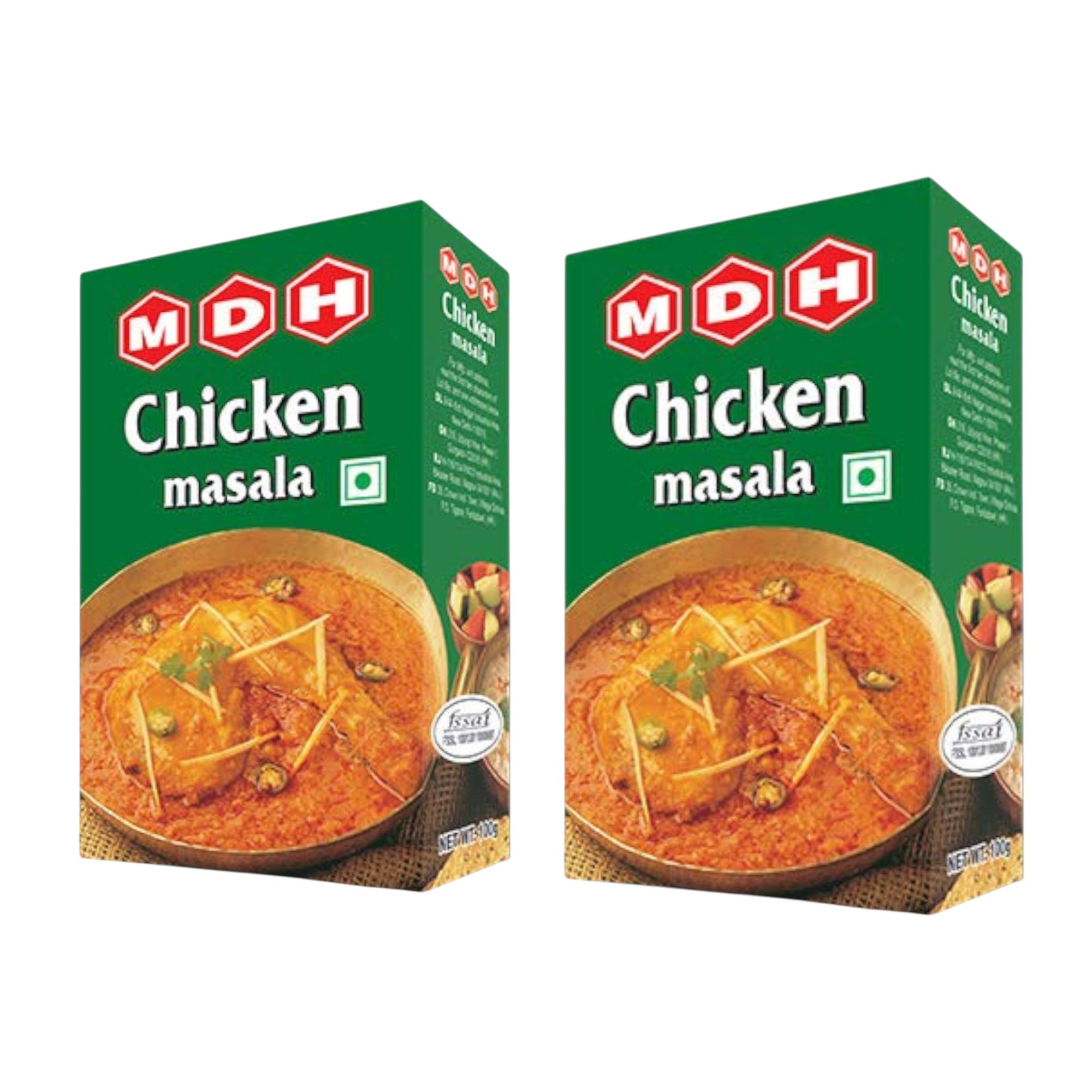 MDH Chicken Masala 100g Pack of 2 Premium Spice Blend for Curries, Grills, Tandoori – Authentic Indian Flavor
MDH Chicken Masala 100g Pack of 2 Premium Spice Blend for Curries, Grills, Tandoori – Authentic Indian Flavor