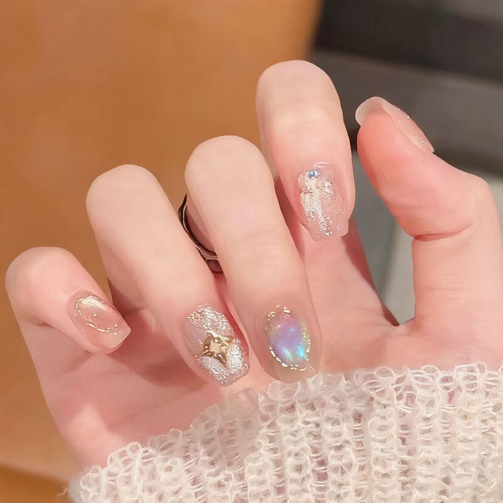 Charming Cat Eye Sweet Press-On Nails: Stylish Western Design, High-End Detachable Nail Art Set (24 Pieces)
Charming Cat Eye Sweet Press-On Nails: Stylish Western Design, High-End Detachable Nail Art Set (24 Pieces)
