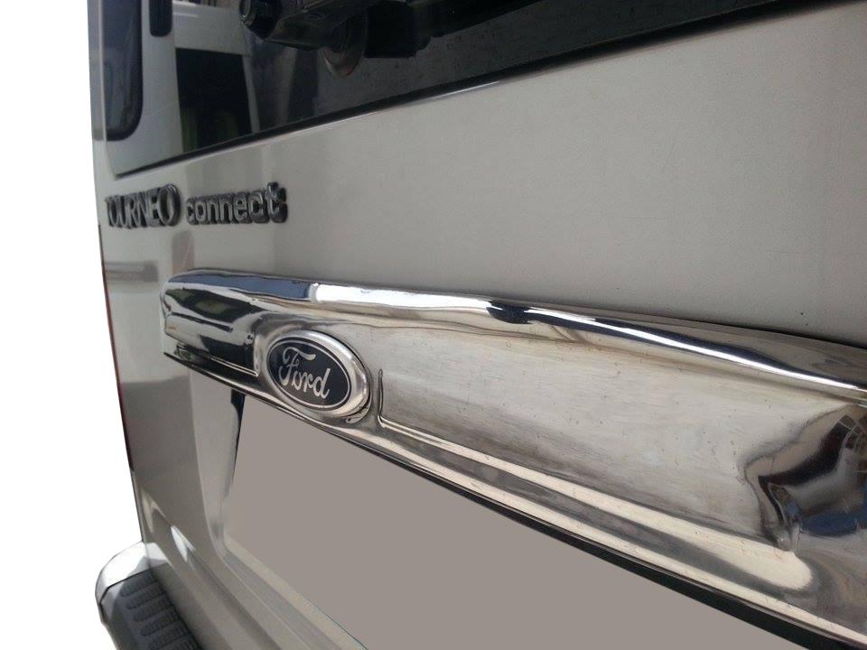 Хром планка над номером (установка на рідну, нерж.) Carmos - Турецька сталь для Ford Connect 2010-2013 рр.
Хром планка над номером (установка на рідну, нерж.) Carmos - Турецька сталь для Ford Connect 2010-2013 рр.