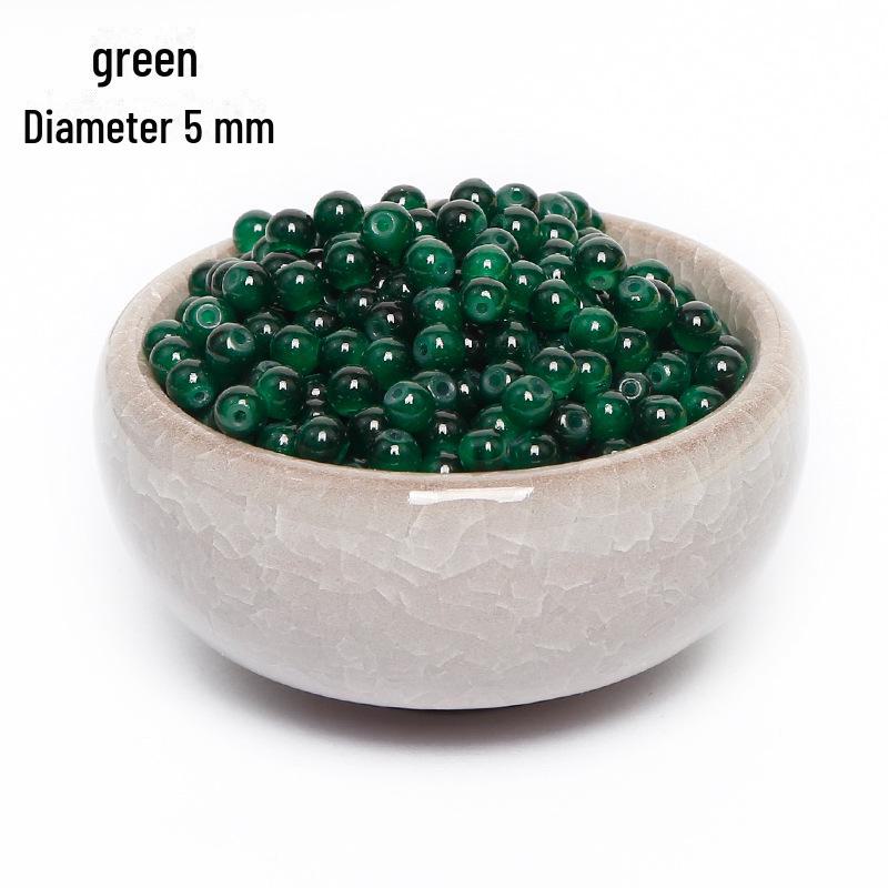 Круглі скляні намистини імітація нефриту 4-8 мм для DIY саморобних ювелірних аксесуарів
Круглі скляні намистини імітація нефриту 4-8 мм для DIY саморобних ювелірних аксесуарів