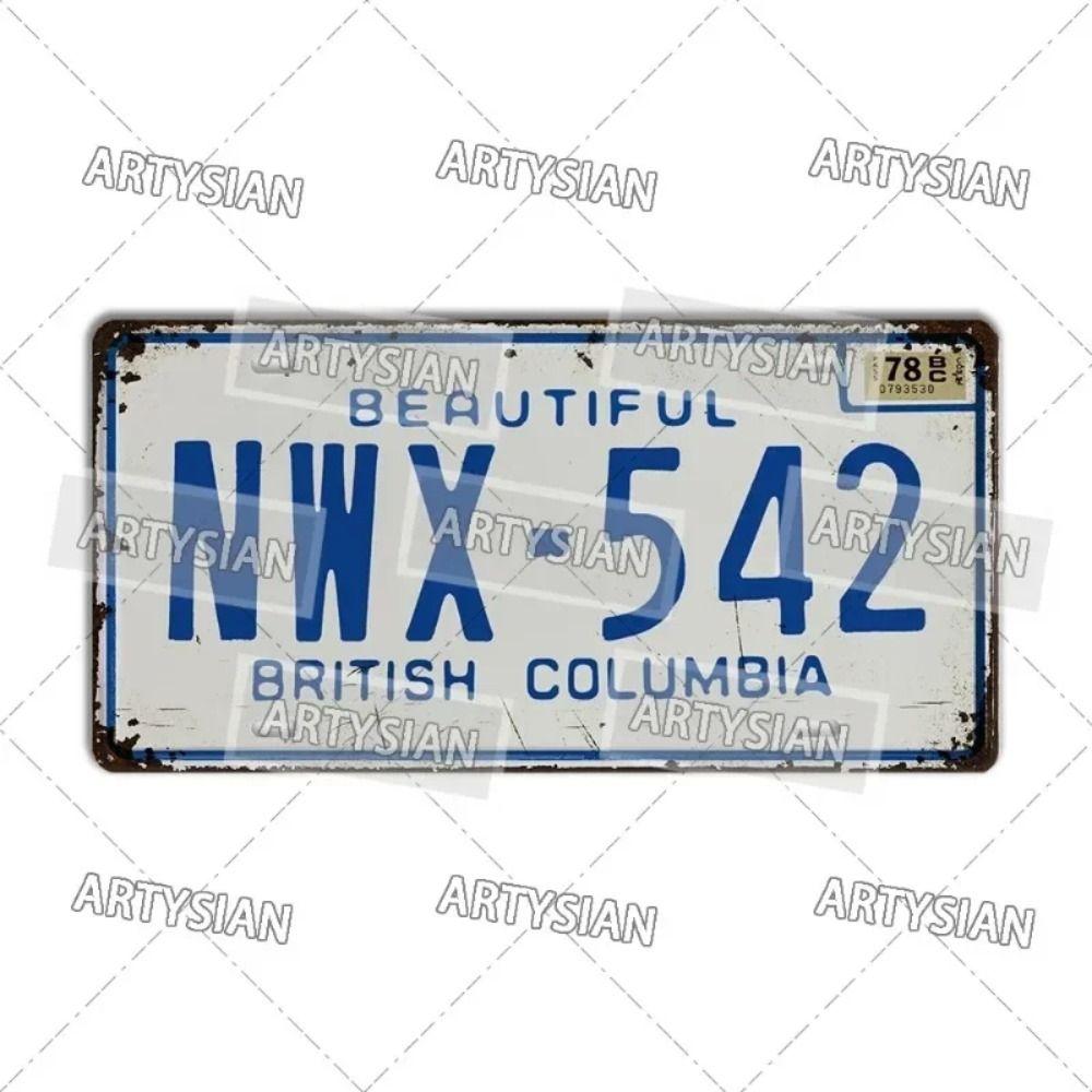 State License Plate Metal Car Decor 15x30cm
State License Plate Metal Car Decor 15x30cm