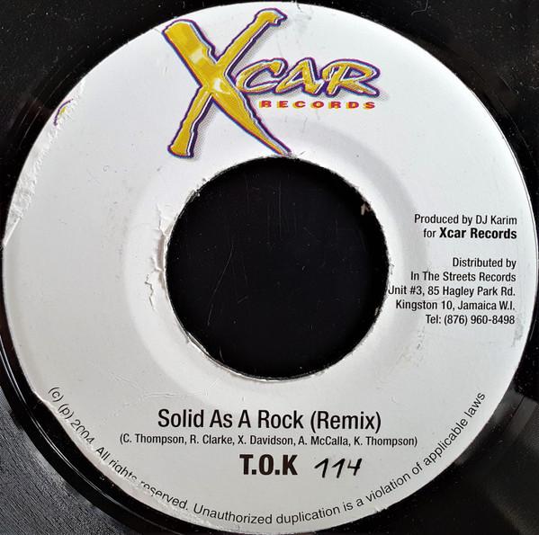 7inch Record T.O.K. - Solid As A Rock NONE Xcar Records Jamaica Reggae, Ska & Dub Used
7inch Record T.O.K. - Solid As A Rock NONE Xcar Records Jamaica Reggae, Ska & Dub Used