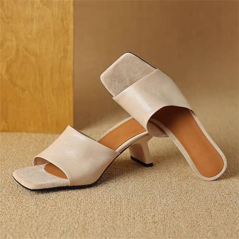 Eilyken Summer Cosy Soft Leather Open Toe Women Slippers Concise Square Low Heels Casual Party Slide Ladies Shoes 34
Eilyken Summer Cosy Soft Leather Open Toe Women Slippers Concise Square Low Heels Casual Party Slide Ladies Shoes 34