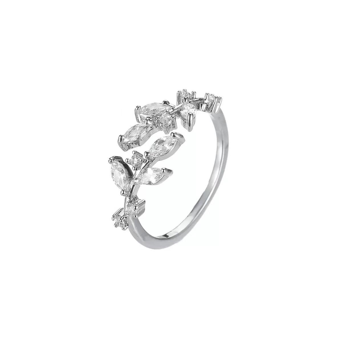 Leaf Women s Trendy Korean-Style Light Luxury Open Ring - Cold Tone Fashionable Index Finger Accessory Adjustable Open Size платиновий
Leaf Women s Trendy Korean-Style Light Luxury Open Ring - Cold Tone Fashionable Index Finger Accessory Adjustable Open Size платиновий