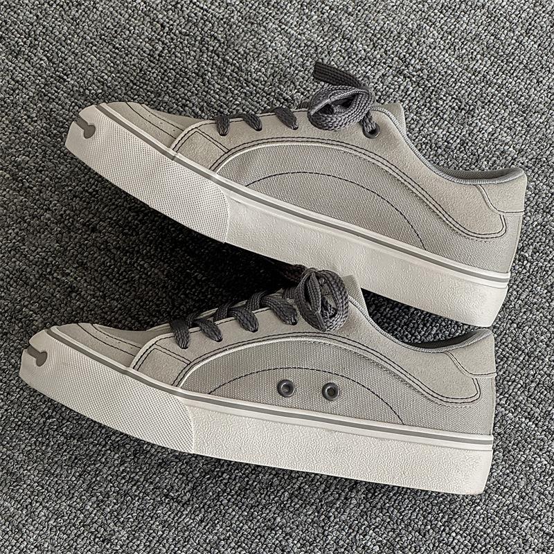 AFANTING new ins board shoes flat canvas shoes men s summer versatile white shoes Korean version student lace-up retro 44 сірий колір
AFANTING new ins board shoes flat canvas shoes men s summer versatile white shoes Korean version student lace-up retro 44 сірий колір