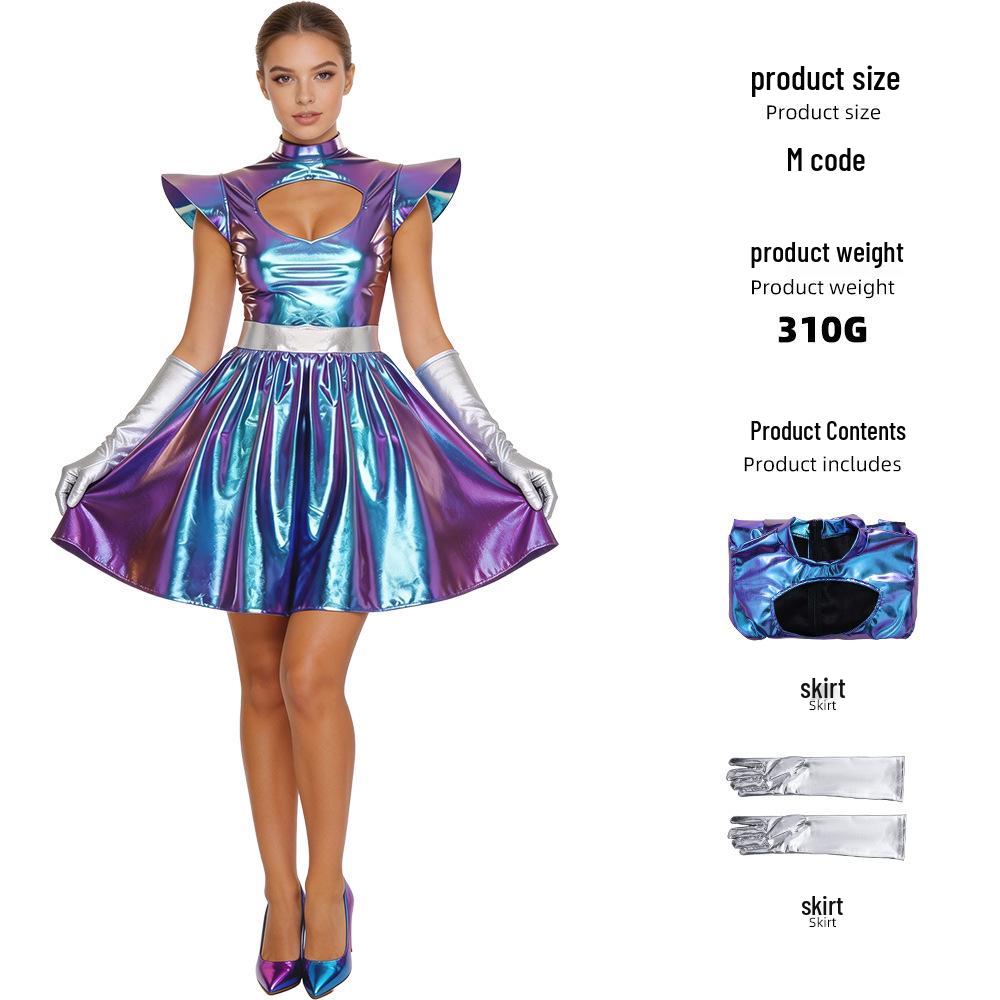Futuristic Sci-Fi Laser Dress & Glove Set - Space Theme Cosplay Skirt for Adults Adult XL
Futuristic Sci-Fi Laser Dress & Glove Set - Space Theme Cosplay Skirt for Adults Adult XL