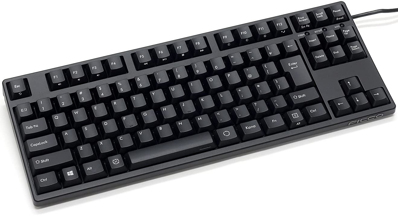 FILCO Majestouch Stingray Низкопрофільна клавіатура зі швидкими перемикачами Tenkeyless Японська низькопрофільна механічна клавіатура FKBS91XMSS/NB Без кана-символів
FILCO Majestouch Stingray Низкопрофільна клавіатура зі швидкими перемикачами Tenkeyless Японська низькопрофільна механічна клавіатура FKBS91XMSS/NB Без кана-символів