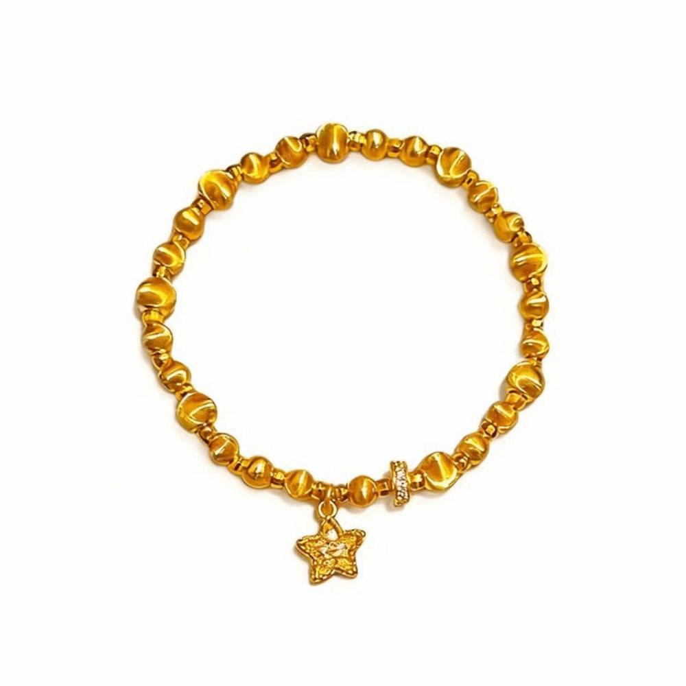 Elegant Cat s Eye Bead Star Bracelet Engraving Hollow Enamel Gold Lucky Bead Hand Chain Sand Gold Copper
Elegant Cat s Eye Bead Star Bracelet Engraving Hollow Enamel Gold Lucky Bead Hand Chain Sand Gold Copper