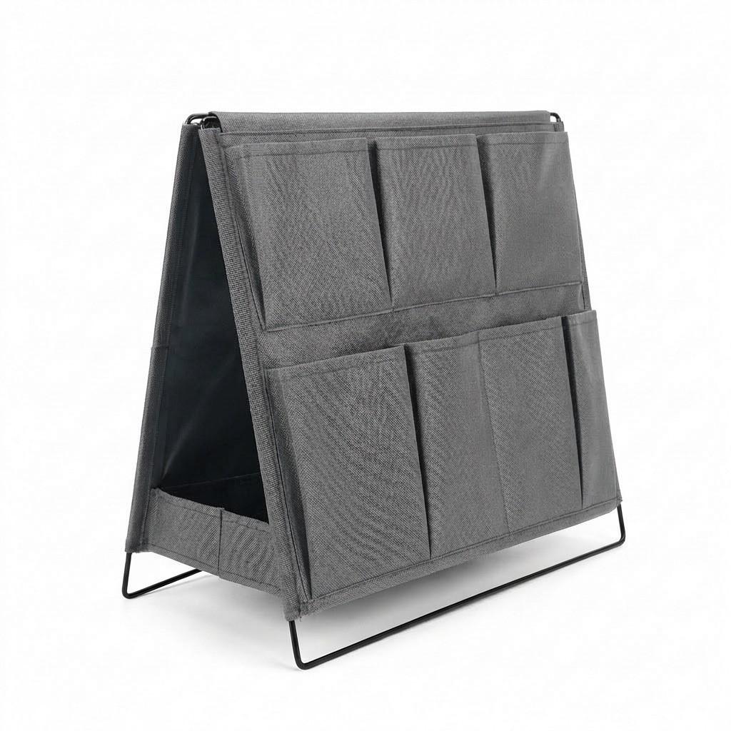 1pc Office Desk Storage Rack Multi-pocket Item Organizer Pen Holder Desktop Neat Foldable Storage Pocket Save Space сірий
1pc Office Desk Storage Rack Multi-pocket Item Organizer Pen Holder Desktop Neat Foldable Storage Pocket Save Space сірий