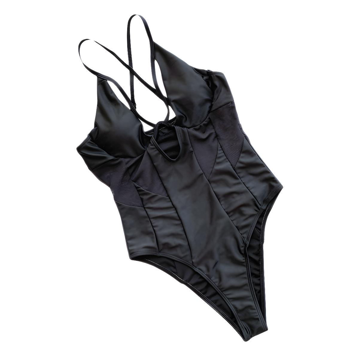 2025 European & American High Waist Crisscross Halter One-Piece Swimsuit - Women s Sexy Solid Color Swimwear Small чёрный
2025 European & American High Waist Crisscross Halter One-Piece Swimsuit - Women s Sexy Solid Color Swimwear Small чёрный