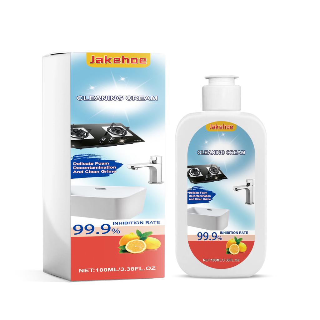 Универсальный чистящий крем Jakehoe для различных поверхностей для удаления стойких кухонных жира, грязи и
Универсальный чистящий крем Jakehoe для различных поверхностей для удаления стойких кухонных жира, грязи и