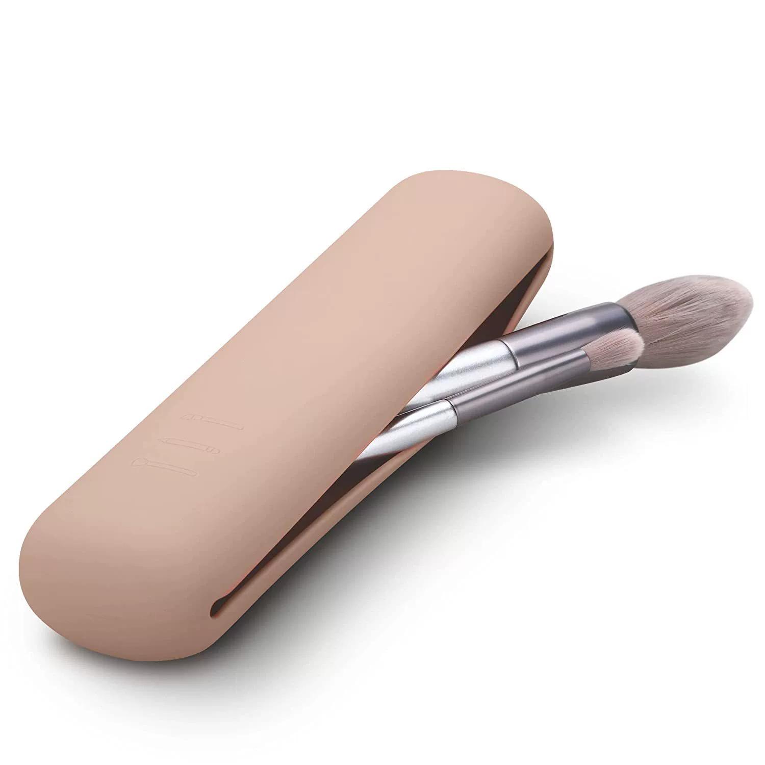 Silicone Waterproof Makeup Brush Storage Bag Portable Magnetic Travel Holder Multipurpose Cosmetic Bag for Beauty Tools хаки
Silicone Waterproof Makeup Brush Storage Bag Portable Magnetic Travel Holder Multipurpose Cosmetic Bag for Beauty Tools хаки