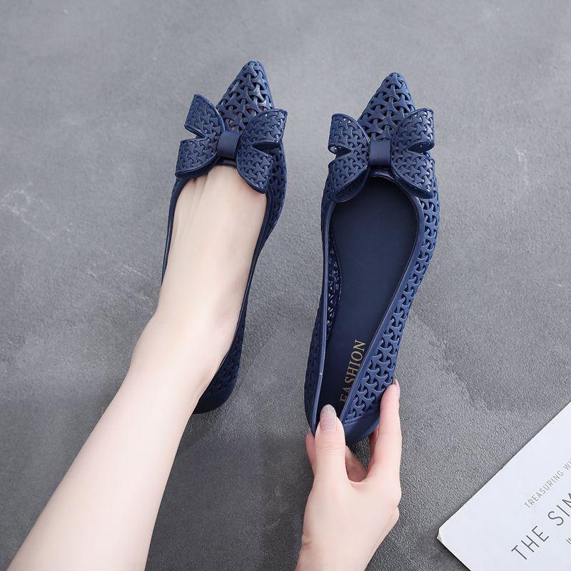 Fashion Cosy flats jelly shoes slip on cut-out flower loafers bow-knot strip shallow moccasins brief anti-skid candy espadrilles women 9
Fashion Cosy flats jelly shoes slip on cut-out flower loafers bow-knot strip shallow moccasins brief anti-skid candy espadrilles women 9