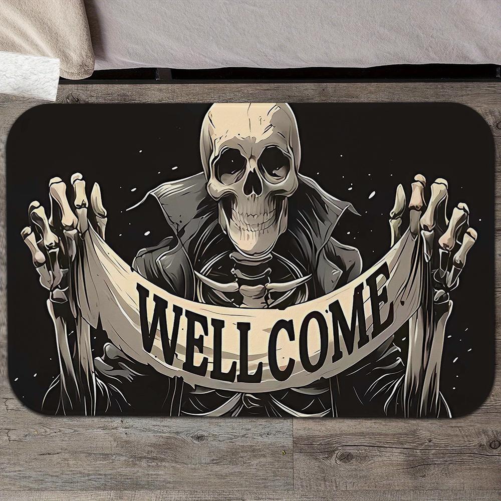 Vikama Halloween Horror Skeleton Says “Welcome” Home To You Outdoor Carpet Doormat Rug For Bedroom Wash Basin Absorbent Floor Ma 40X60CM (1.3X2FT
Vikama Halloween Horror Skeleton Says “Welcome” Home To You Outdoor Carpet Doormat Rug For Bedroom Wash Basin Absorbent Floor Ma 40X60CM (1.3X2FT