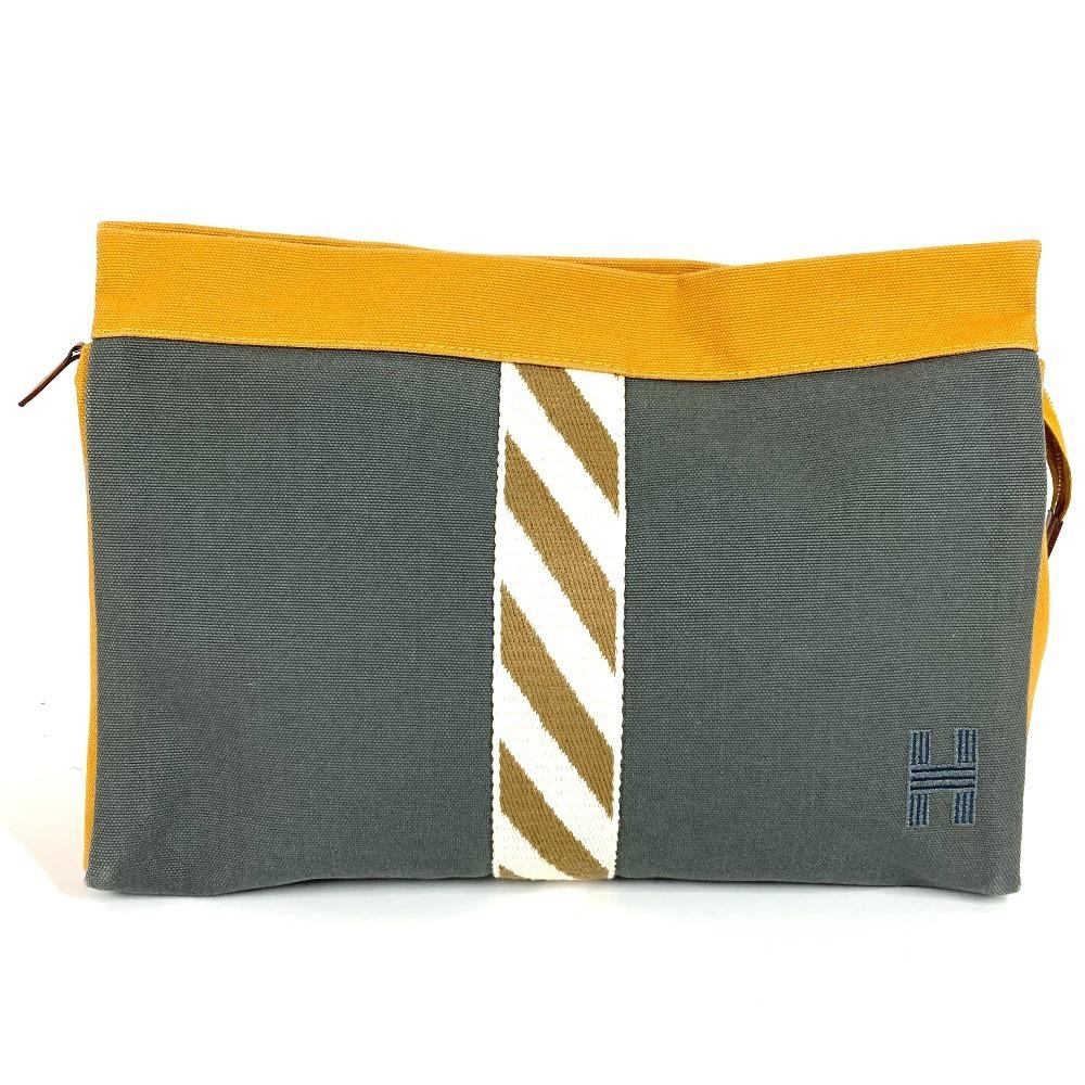 HERMES H logo Jimet GM Pouch Bag Makeup Multi Pouch Clutch bag gray/Yellow
HERMES H logo Jimet GM Pouch Bag Makeup Multi Pouch Clutch bag gray/Yellow